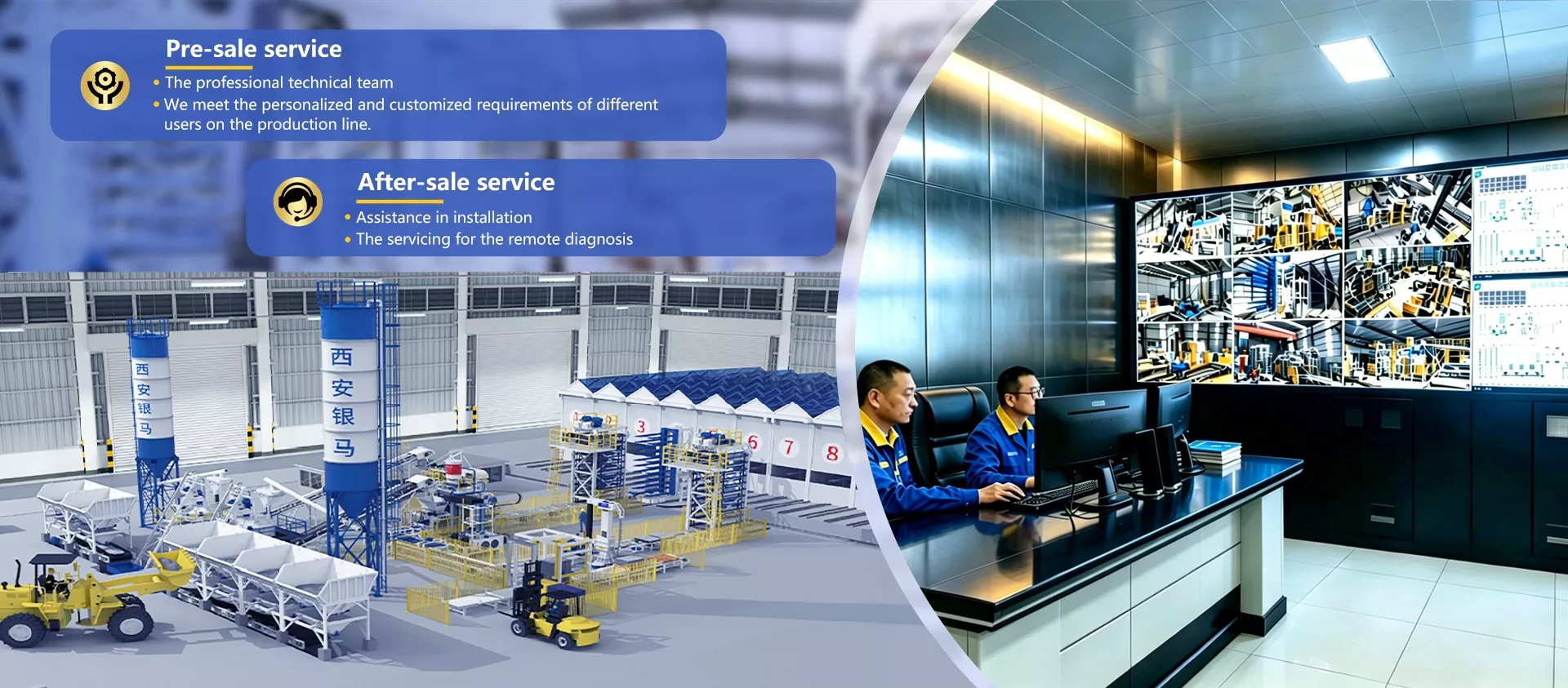 Silver Horse QFT9-16 concrete block making machine for automatic brick production line